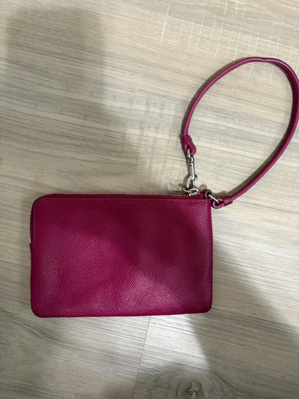 Coach Leather Wristlet Wallet - Two Tone Pink - Picture 2 of 4